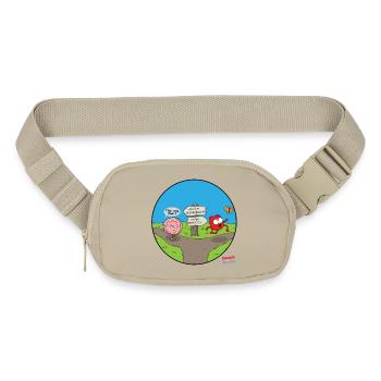 The Fork - Matte Hip Bag - sandgrau - Front