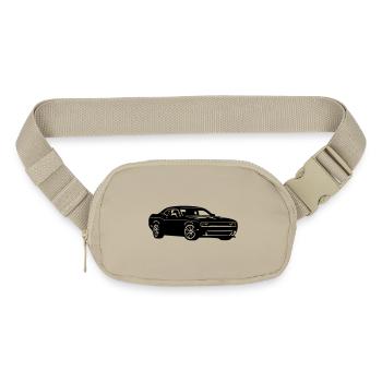 Awaiting design image - Matte Hip Bag - sandgrau - Front