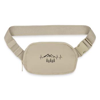 Design required - Matte Hip Bag - sandgrau - Front