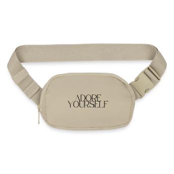 pending_design_details - Matte Hip Bag - sandgrau - Front