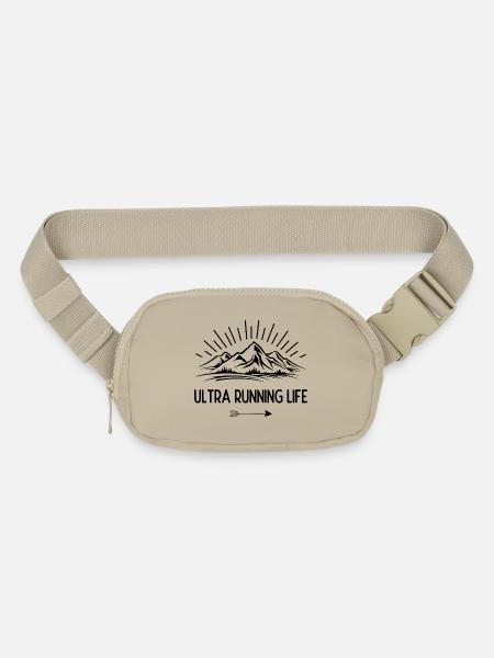 Ultra Running Life - Matte Hip Bag - sandgrau