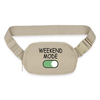 Toggle on Green Minimalism - Matte Hip Bag - sandgrau - Front