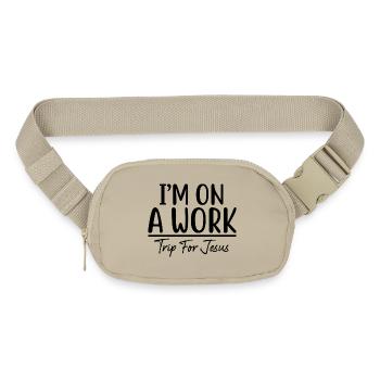design missing - Matte Hip Bag - sandgrau - Front