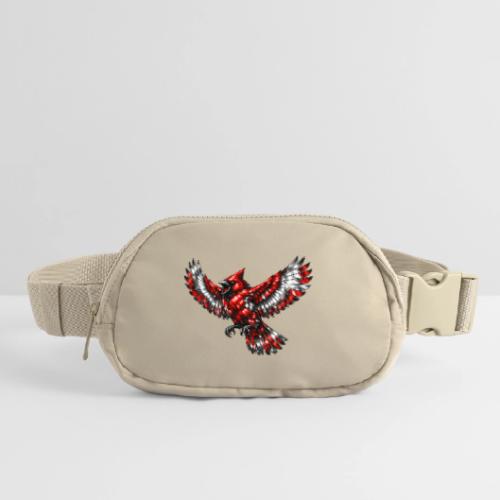 Silver Cardinal in Flight - Matte Hip Bag