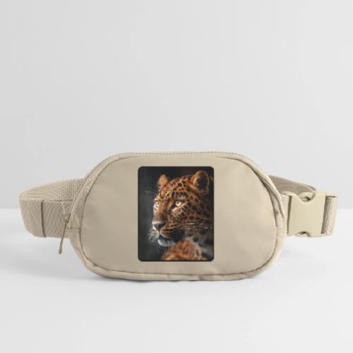 Amur Leopard Face Wildlife Design - Matte Hip Bag