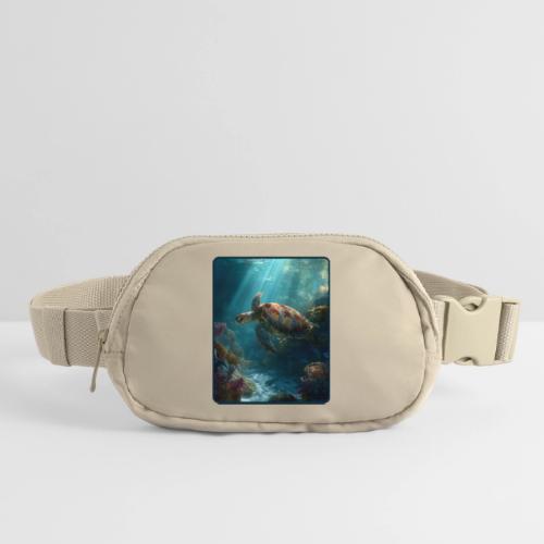 Sea Turtle Coral Reef Design - Matte Hip Bag