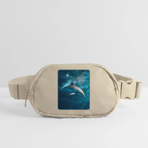 Dolphin Sunlit Ocean Serenity Design - Matte Hip Bag