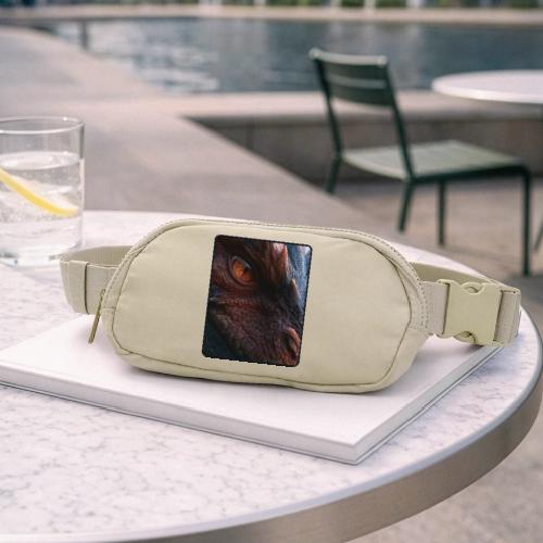 Fierce Ancient Dragon Portrait Design - Matte Hip Bag