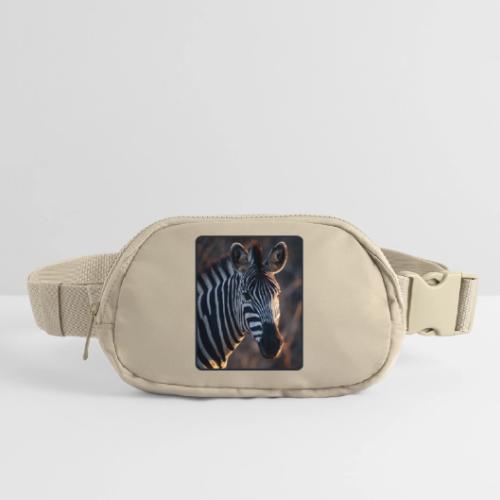 Majestic Zebra Sunset Portrait Design - Matte Hip Bag