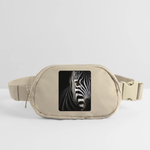 Zebra High Contrast Portrait Design - Matte Hip Bag