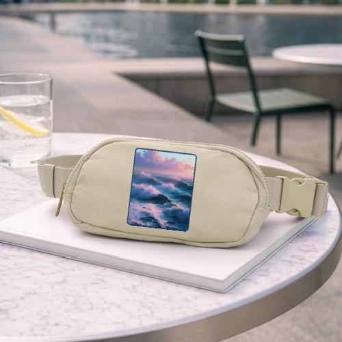 Dreamy Pastel Ocean Sunset Art - Matte Hip Bag