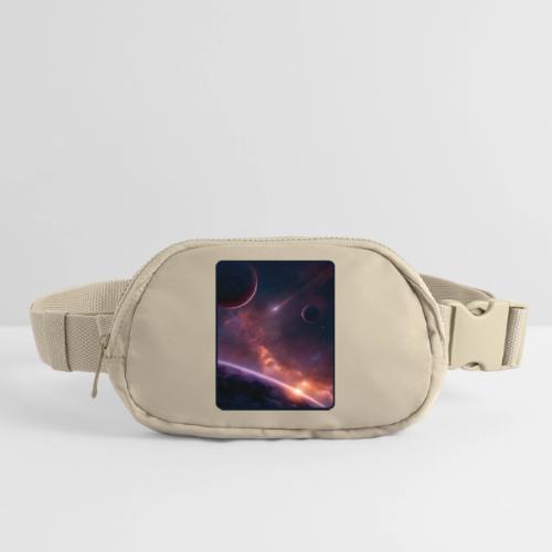 Cosmic Sunset Nebula Space Art - Matte Hip Bag