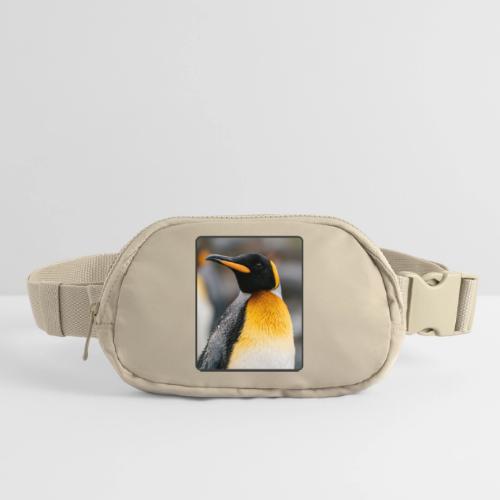 King Penguin Portrait Design - Matte Hip Bag