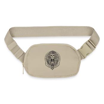 Skull Crest with Wings Emblem - Matte Hip Bag - sandgrau - Front