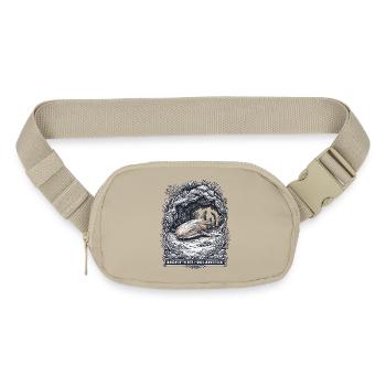 Dive into Shark Awareness - Matte Hip Bag - sandgrau - Front