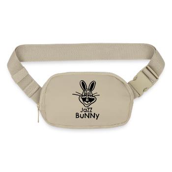 Micah's Original Jazz Bunny Art - Matte Hip Bag - sandgrau - Front