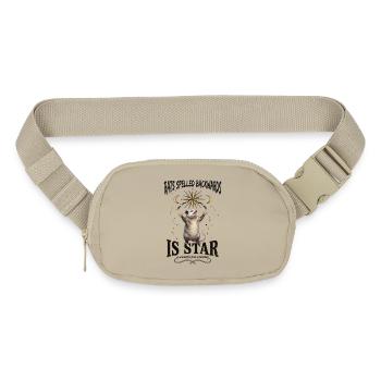 Rats Spelled Backwards Is Star - Matte Hip Bag - sandgrau - Front