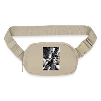 Calm Mind, Sharp Blade - Matte Hip Bag - sandgrau - Front