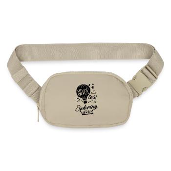 missing_design - Matte Hip Bag - sandgrau - Front