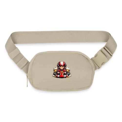 Carcadelogoracerfront - Matte Hip Bag