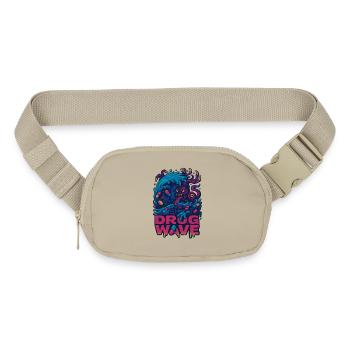 Psychedelic Pill Wave - Matte Hip Bag - sandgrau - Front