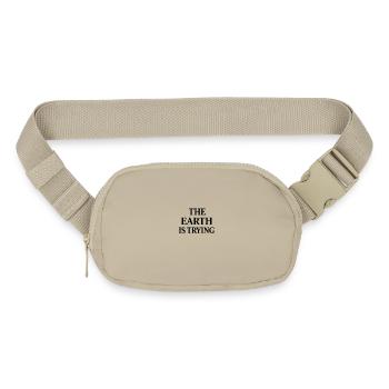Monochrome Silhouette Emblem - Matte Hip Bag - sandgrau - Front