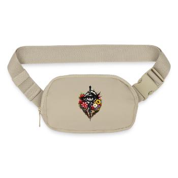 Eye Bloom Blade Emblem - Matte Hip Bag - sandgrau - Front