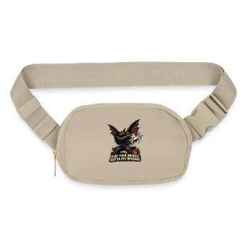Mothman Drones  - Matte Hip Bag - sandgrau - Front