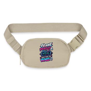 Frame Perfect Resetting For RNG Speedrunner Gaming - Matte Hip Bag - sandgrau - Front
