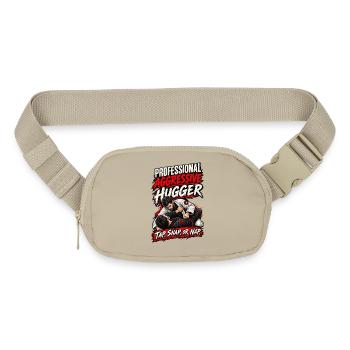 Professional Aggressive Hugger BJJ Shirt - Matte Hip Bag - sandgrau - Front