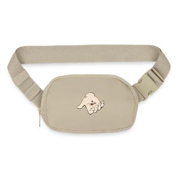Pill Palette Hand - Matte Hip Bag - sandgrau - Front