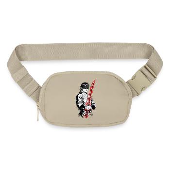 Crimson Bladed Ninja - Matte Hip Bag - sandgrau - Front