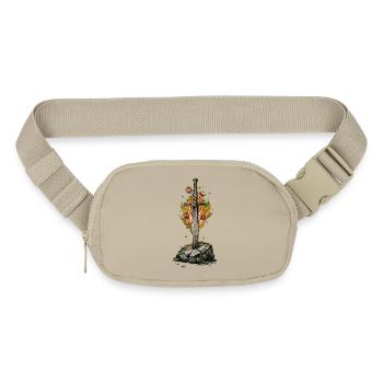 Flamebound Blade and Roses - Matte Hip Bag - sandgrau - Front