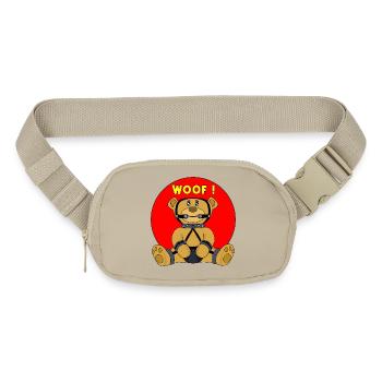 Woof - Matte Hip Bag - sandgrau - Front