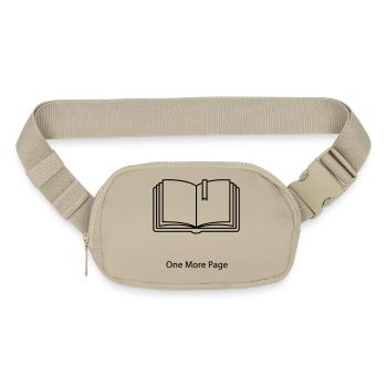 Awaiting design details - Matte Hip Bag - sandgrau - Front
