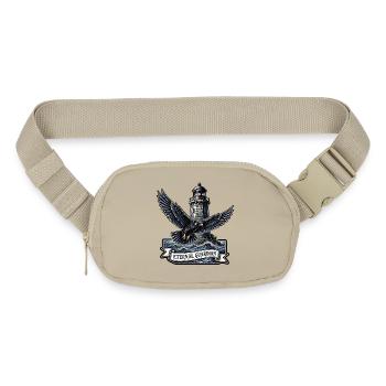 Eternal Guardian Eagle Lighthouse Tattoo - Matte Hip Bag - sandgrau - Front