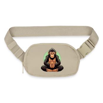 Monkey Yoga / Yogi Ape - Matte Hip Bag - sandgrau - Front
