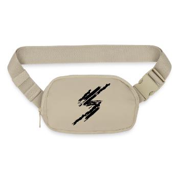 Paint splatter in flash - Matte Hip Bag - sandgrau - Front