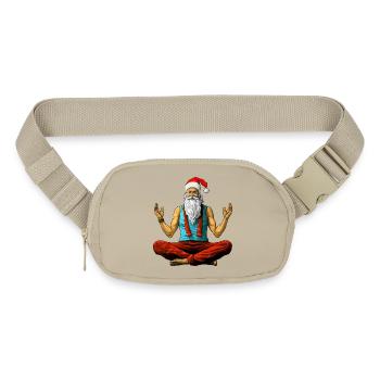 Christmas Yogi - Matte Hip Bag - sandgrau - Front