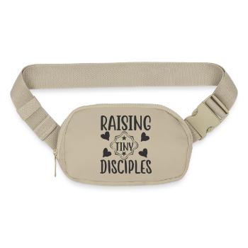 Raising Tiny Disciples - Matte Hip Bag - sandgrau - Front