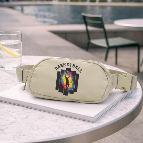 Basketball Slam Dunk Splash Design - Matte Hip Bag