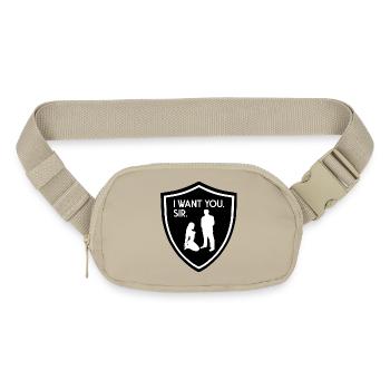 BDSM I WANT YOU SIR - Matte Hip Bag - sandgrau - Front