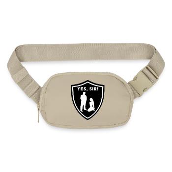 BDSM Yes Sir Sub - Matte Hip Bag - sandgrau - Front