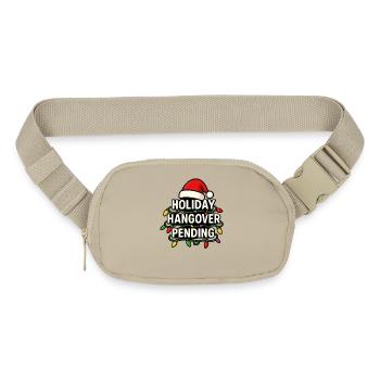Holiday Hangover Pending Christmas Bah Humbug - Matte Hip Bag - sandgrau - Front