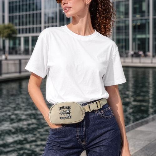 Nurse Coffee Humor - Saving Lives - Matte Hip Bag