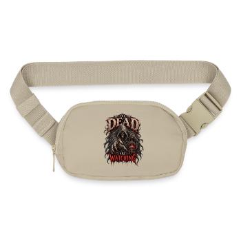 The Dead Are Watching Gothic Halloween Horror - Matte Hip Bag - sandgrau - Front