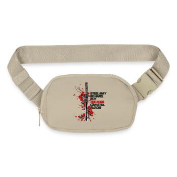 Sakura Bloom Blade - Matte Hip Bag - sandgrau - Front