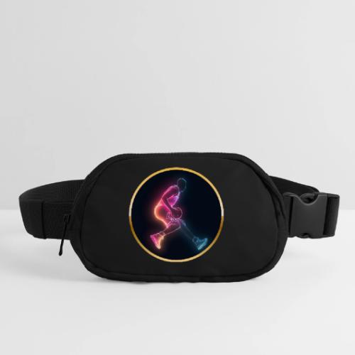 Basketball: Golden Court Glow - Matte Hip Bag