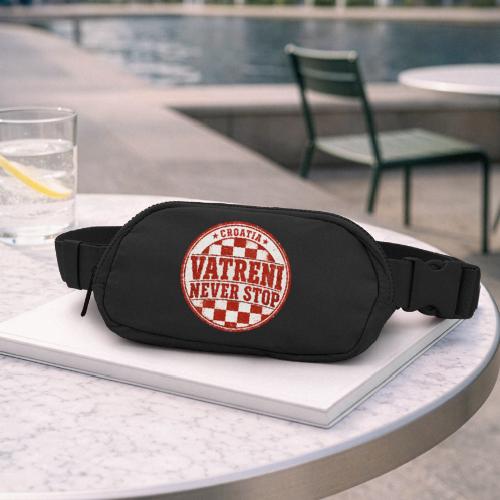 Croatia Watch Party Shirt —Vatreni Never Stop - Matte Hip Bag