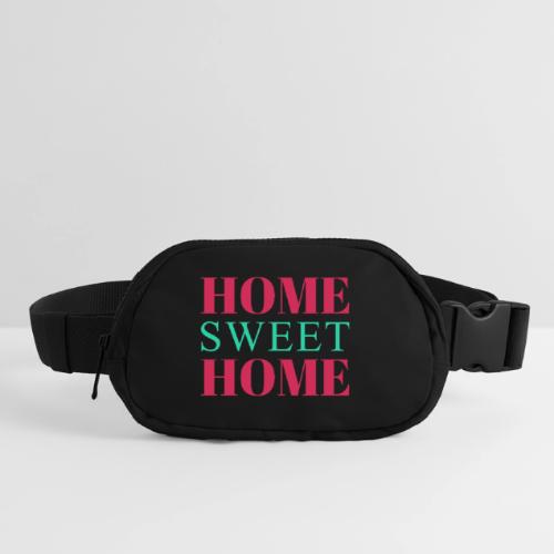 Home Sweet Home Typography Design - Matte Hip Bag